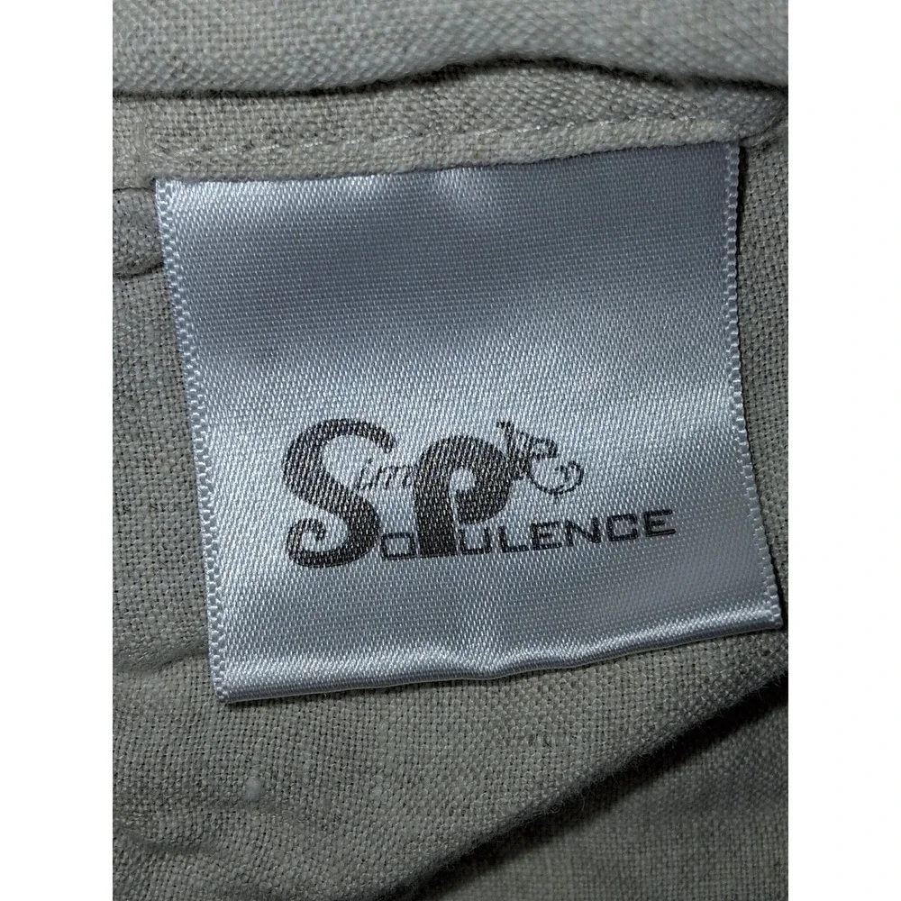 Simple Opulence Twin Fitted Sheet 100% Linen Neutral Grey Oatmeal Bedding